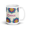 Knitted Zinnia Knitting Mug